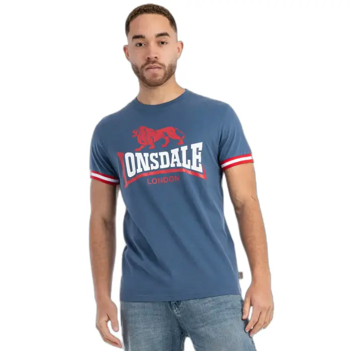 Lonsdale T-shirt Kergord Regular Fit Bleu