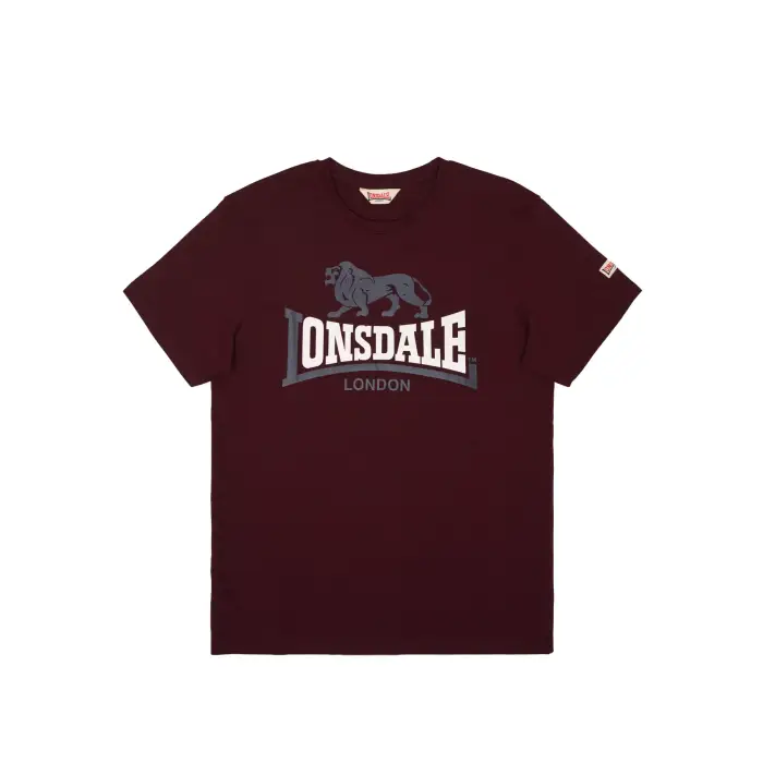 T-shirt Lonsdale Lion Two Tone Rouge