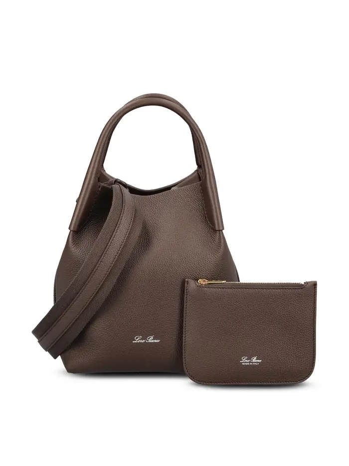 LORO PIANA Borsa Bale Small MARRONE