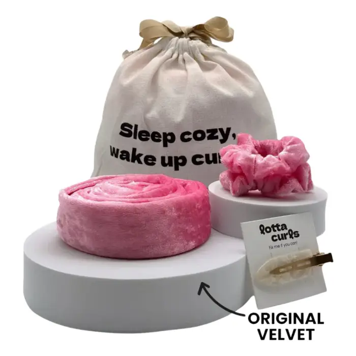 Lotta curls Set Arricciacapelli Original Velvet, Cheeky Blush