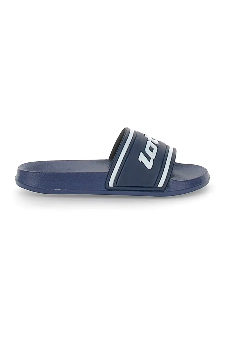LOTTO Ciabatte blu con logo MIDWAY IV SLIDE JR [BLUE]