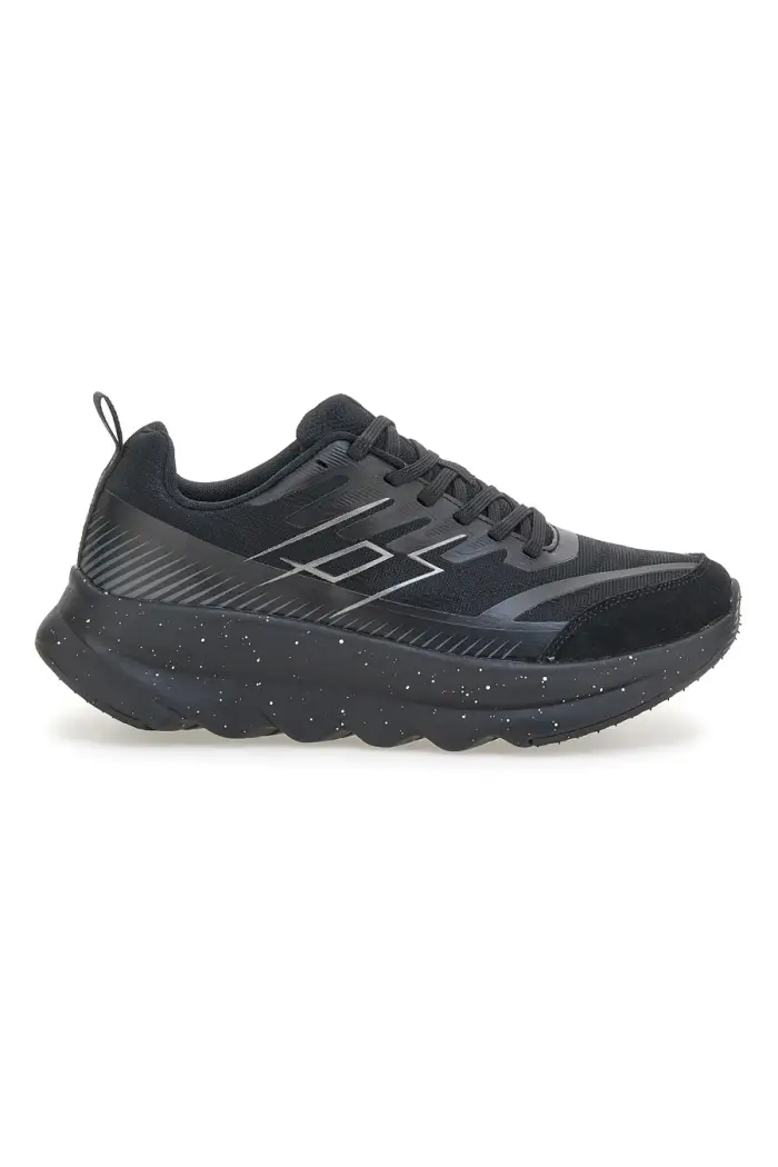LOTTO Scarpe running nere total black con suola ammortizzata Run 60 AMF [NERO]