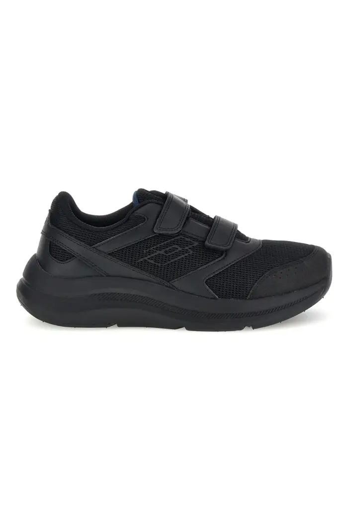 Scarpe sportive nero chiusura a strappo memory foam Lotto Speedride 801 III S [NERO]