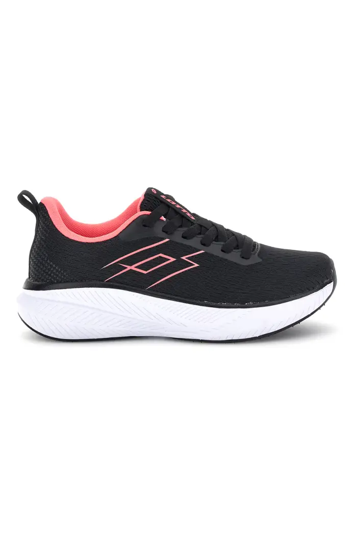 LOTTO Scarpe sportive nero con inserti rosa traspiranti Speedride 900 II W [NERO]