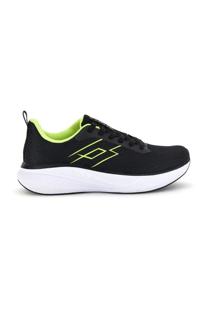 LOTTO Scarpe sportive nero verde traspirante memory foam Speedride 900 II [NERO