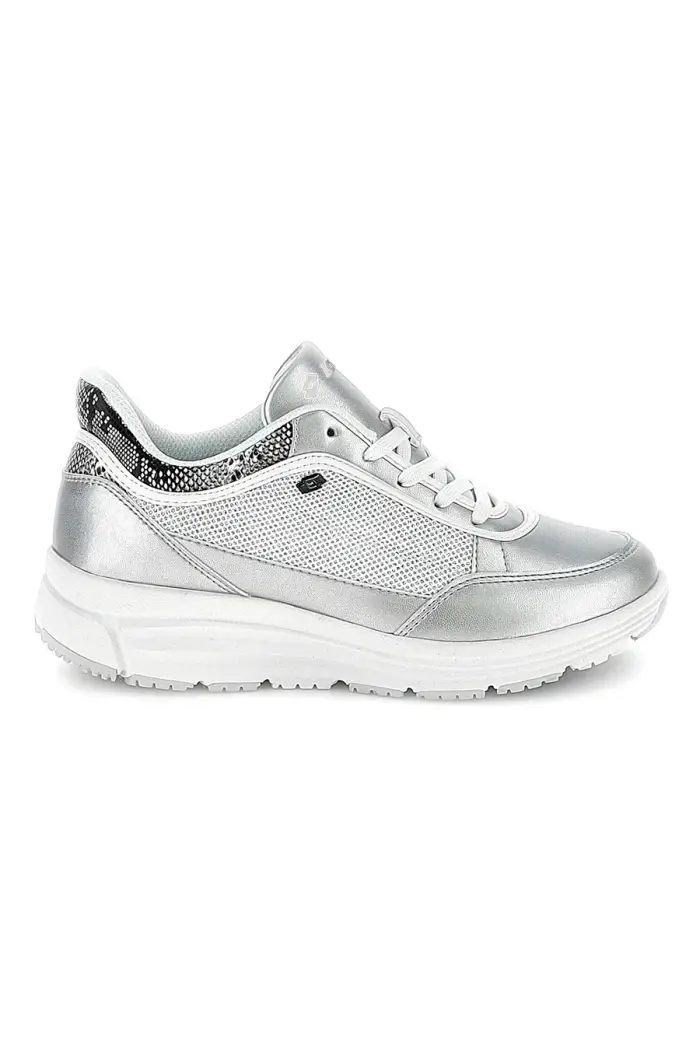 LOTTO Sneakers argento con inserti animalier LOVE RIDE AMF VIII PHY W [BIANCO]