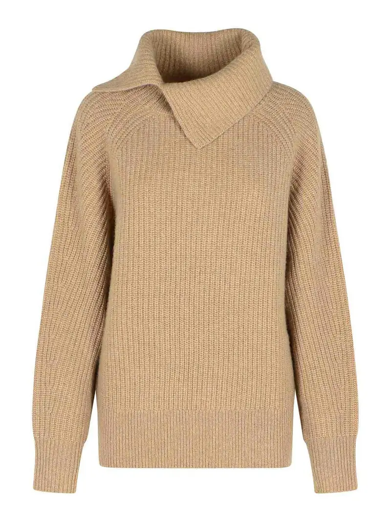 Loulou Studio Maglione in cashmere beige Cecil