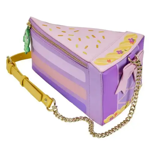 Loungefly Borsa a tracolla da bambina Disney Rapunzel Cake Cosplay Violet
