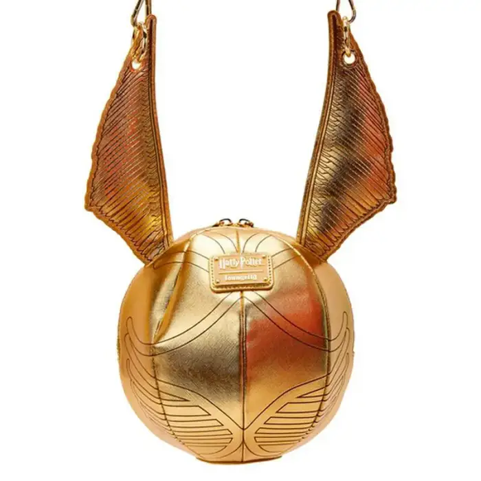 Loungefly Borsa a tracolla da bambina Harry Potter Golden Snitch Doré