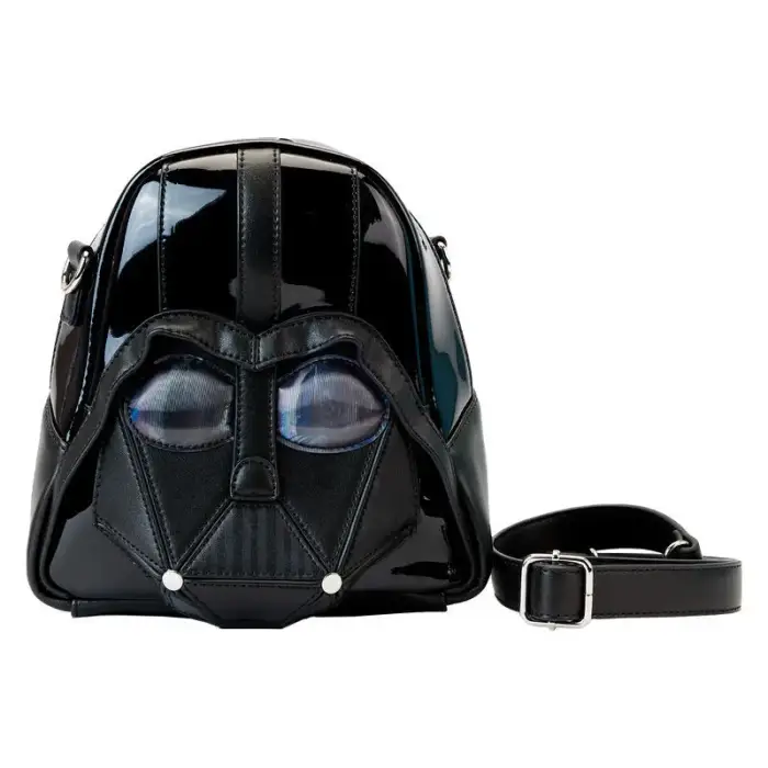 Loungefly Borsa a tracolla da bambina Star Wars Darth Vader Helmet Noir