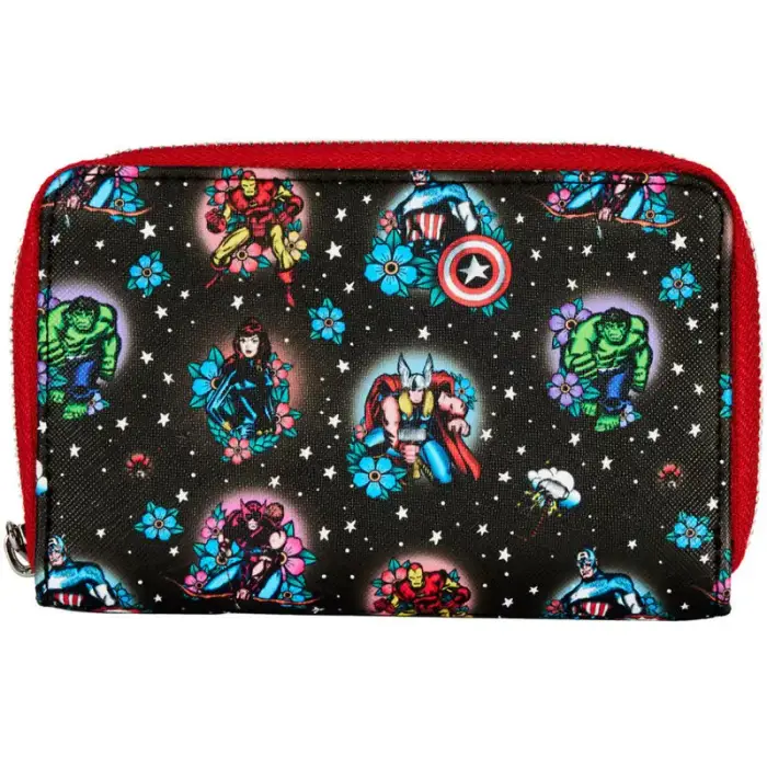 Loungefly Portafoglio da ragazza Marvel Avengers Noir