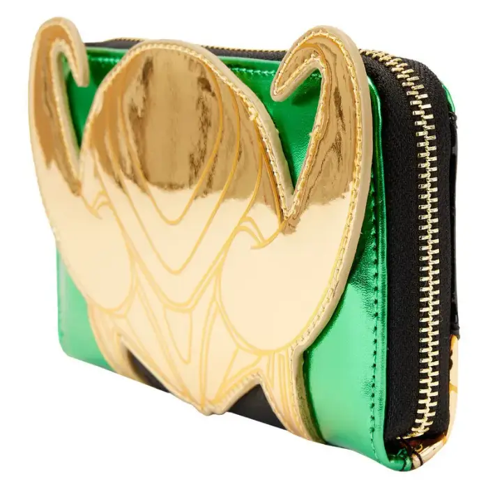 Loungefly Portafoglio da ragazza Marvel Loki metallic Vert