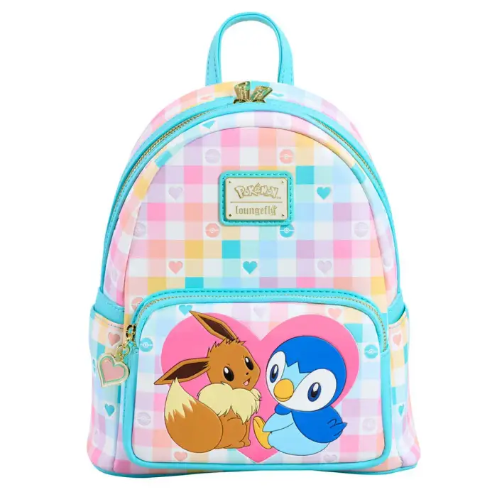 Loungefly Zaino Pokemon Piplup and Eevee Friends Rose