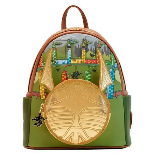 Loungefly Zaino per bambini Harry Potter Golden Snitch Vert