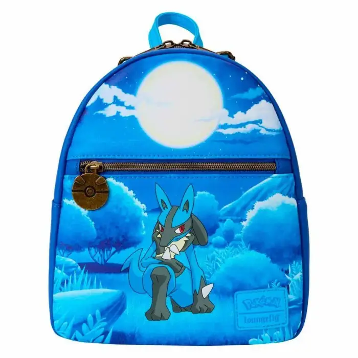 Loungefly Zaino per bambini Pokemon Friends Party Bleu