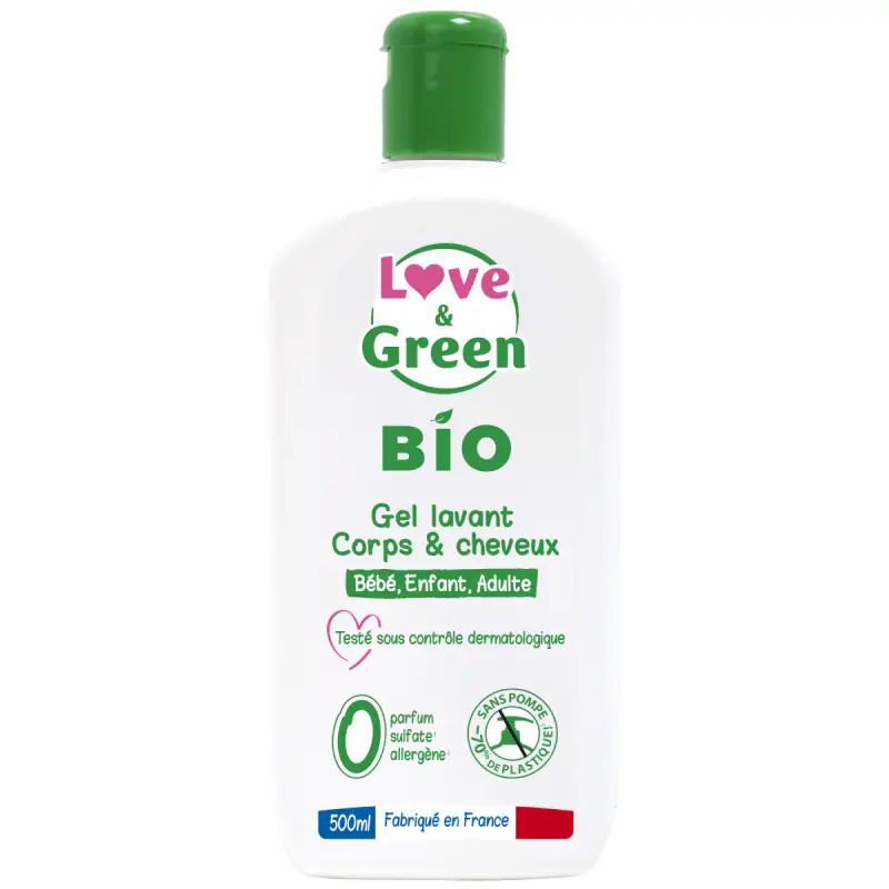 Love & Green Love&Green Gel Detergente Corpo & Capelli BIO 500ML