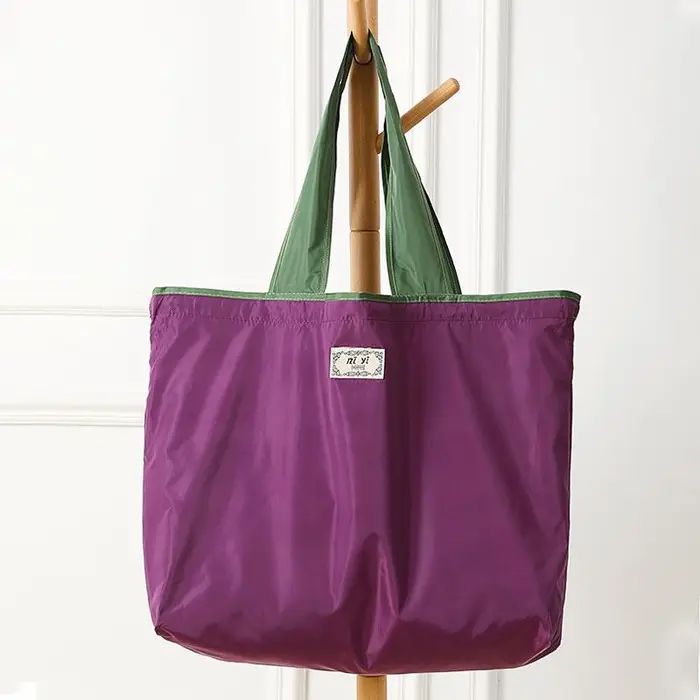 Borsa per la spesa ecologica, Borsa a spalla pieghevole, Borsa portatile per la spesa da supermercato