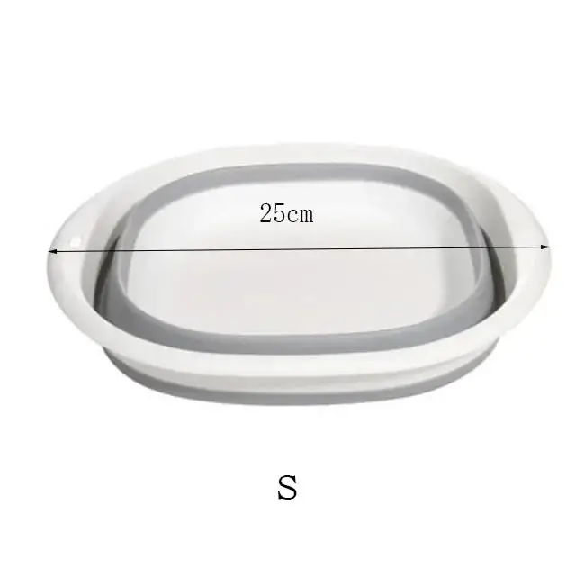 Lavabi pieghevoli in plastica Lavabi portatili Vasca per lavanderia pieghevole Lavabo da bagno per bambini per adulti Accessori per la cucina del bagno Lavabo S