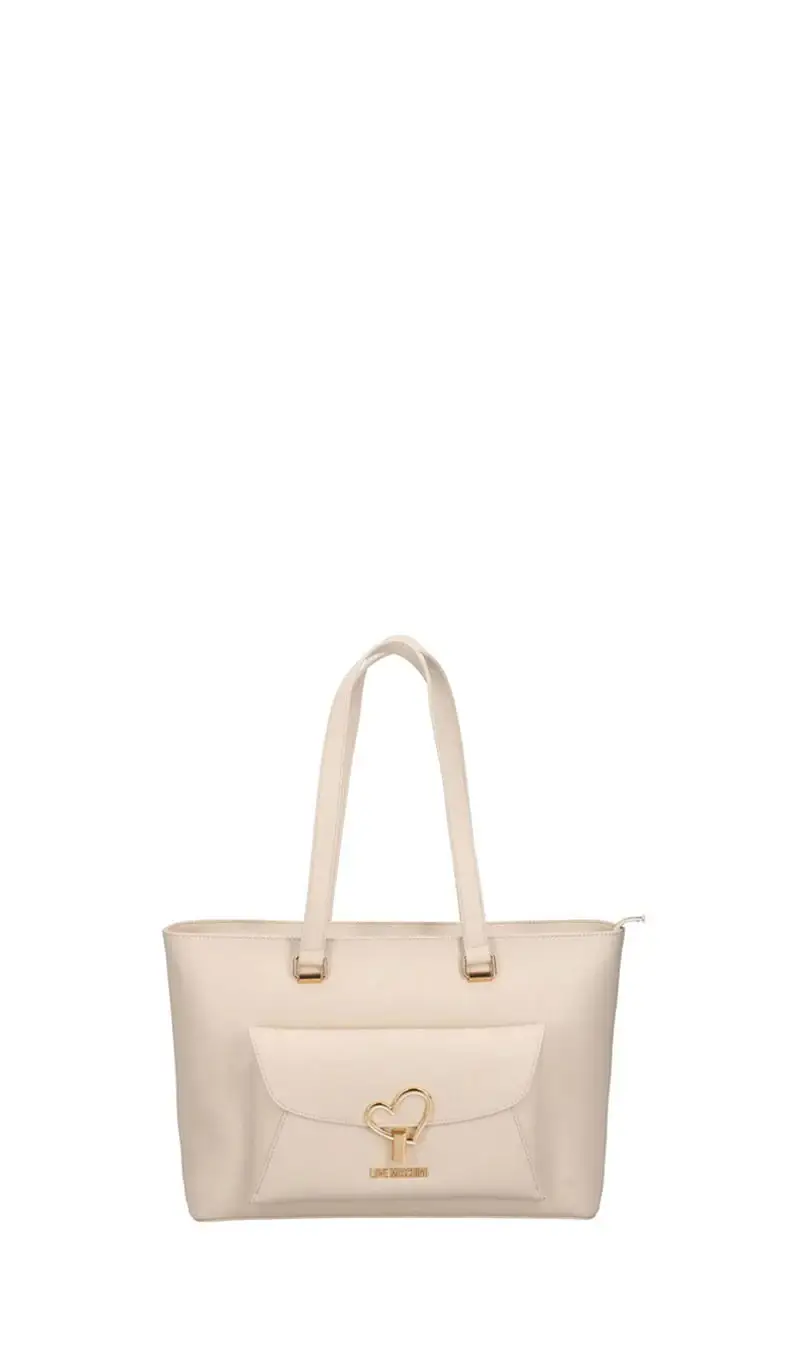 LOVE MOSCHINO Borsa donna avorio Vario