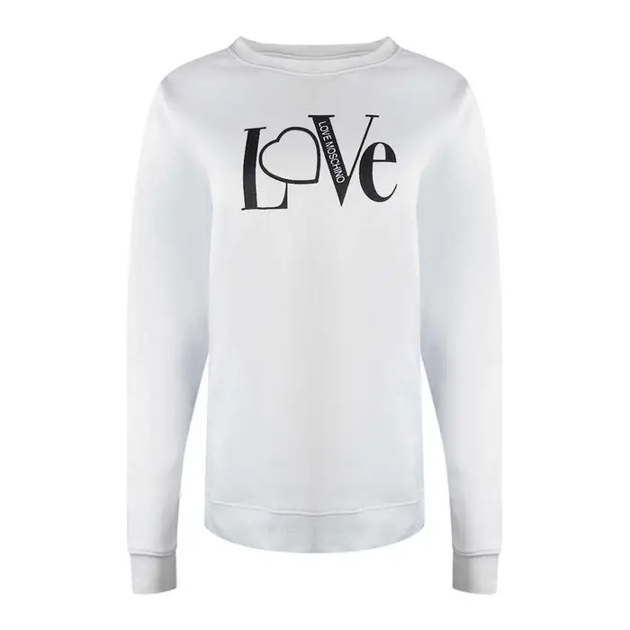 Felpe Love Moschino Love Bianco