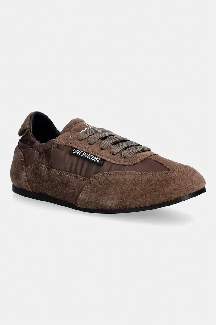 Love Moschino sneakers da donna Marrone