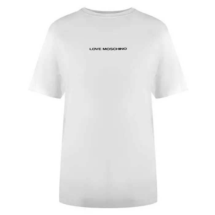 T-shirt Love Moschino Love Bianco