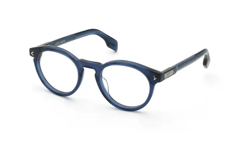 Lozza Unisex VL4380M ADAGIO 6 955 Montature da vista Acetato Blu Pantos