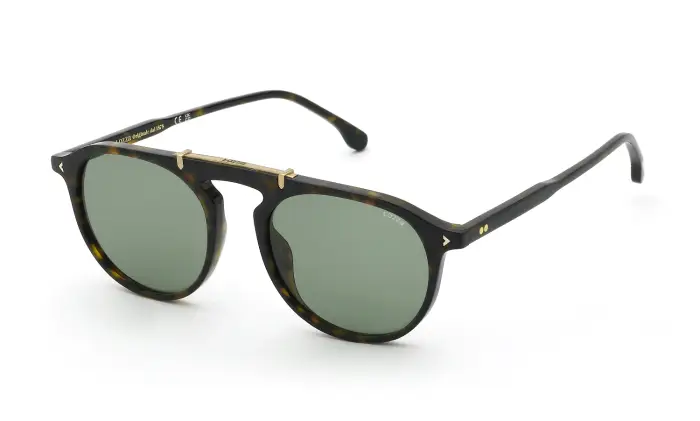 Lozza Uomo SL4430 CAPALBIO 5 02BL Occhiali da sole Acetato Havana Verde Geometrica Normale