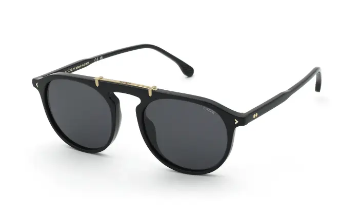 Lozza Uomo SL4430 CAPALBIO 5 700 Occhiali da sole Acetato Nero Fumo Geometrica Normale