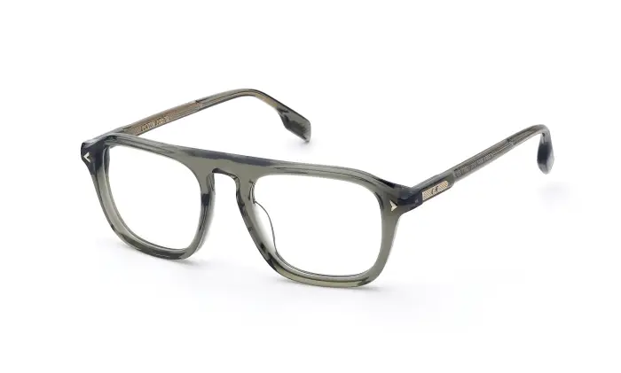 Lozza Uomo VL4395M VIVACE 2 0G61 Montature da vista Acetato Verde Geometrica