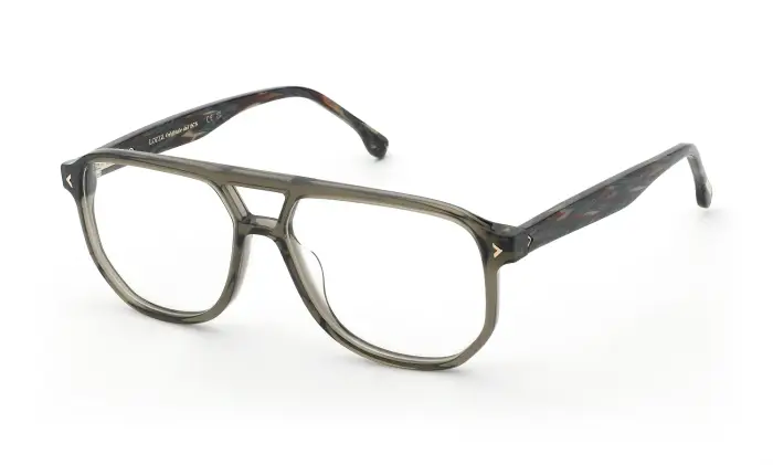 Lozza Uomo VL4404 AREZZO 5 0ALV Montature da vista Acetato Grigio Squadrata