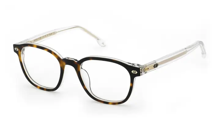 Lozza Uomo VL4418 09W2 Montature da vista Acetato Havana Pantos