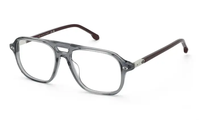 Lozza Uomo VL4419 03GU Montature da vista Acetato Grigio Squadrata