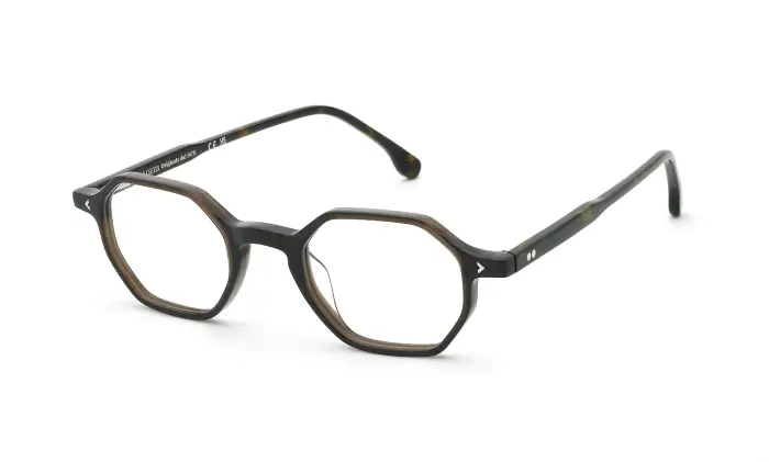 Lozza Uomo VL4422 CAPALBIO 1 06ME Montature da vista Acetato Marrone Geometrica