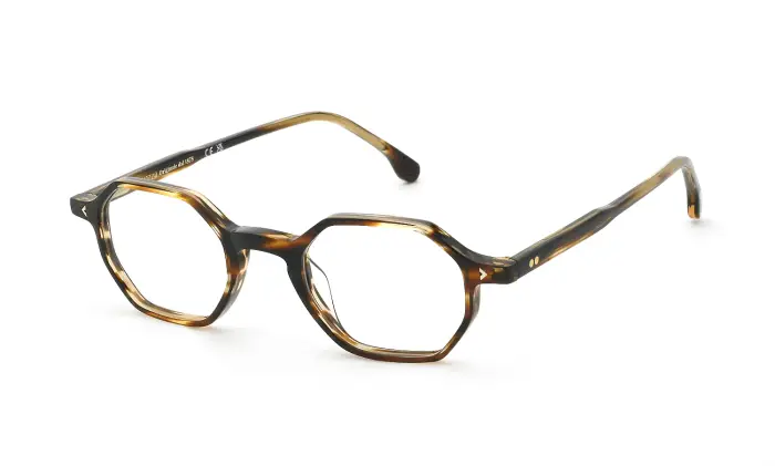 Lozza Uomo VL4422 CAPALBIO 1 09RS Montature da vista Acetato Geometrica
