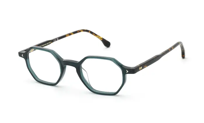 Lozza Uomo VL4422 CAPALBIO 1 0J80 Montature da vista Acetato Verde Geometrica