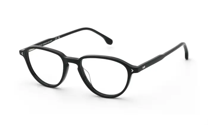 Lozza Uomo VL4424 CAPALBIO 3 700K Montature da vista Acetato Nero Geometrica