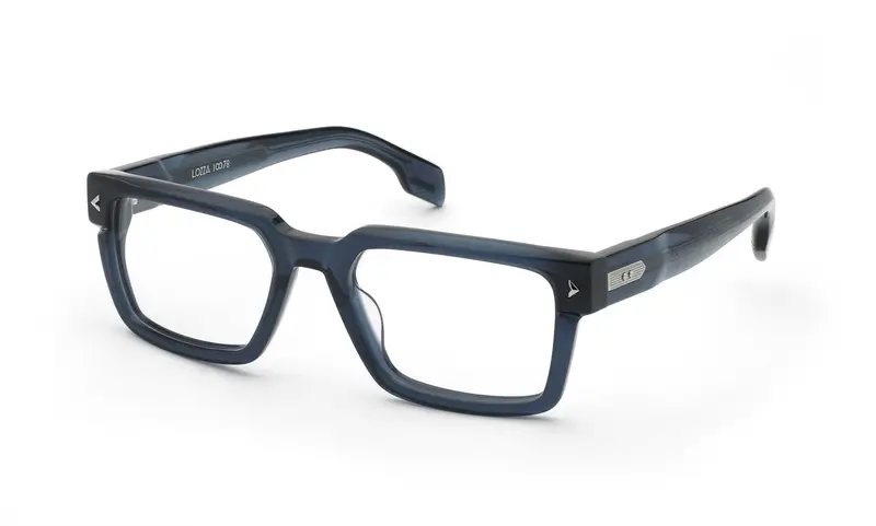 Lozza Uomo VL4381M ADAGIO 7 06NA Montature da vista Acetato Blu Squadrata