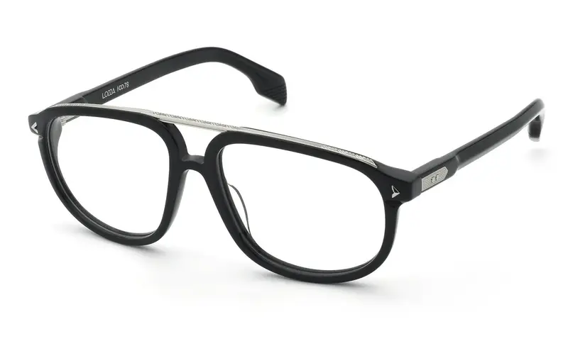 Lozza Uomo VL4392M ADAGIO 8 ARTE 700Y Montature da vista Acetato Nero Squadrata