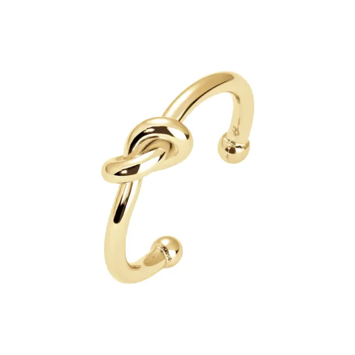 ANELLO DONNA IN ACCIAIO IP GOLD CON NODO
