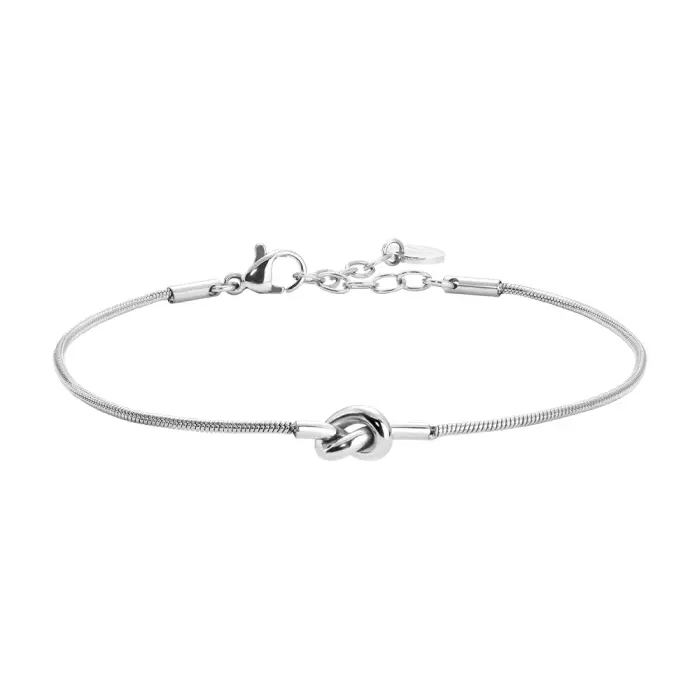 BRACCIALE UOMO IN ACCIAIO CON NODO