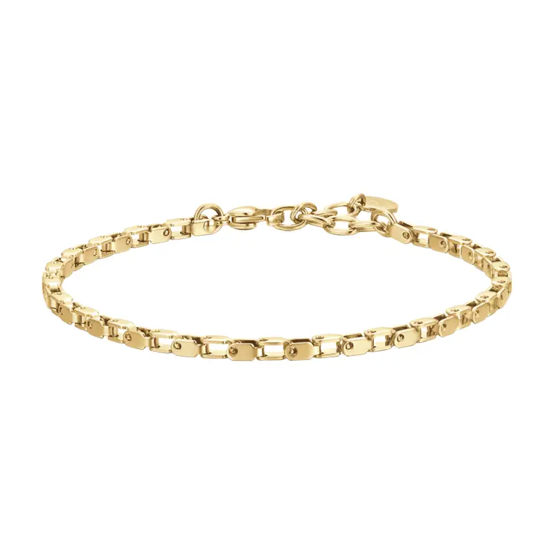 Luca Barra BRACCIALE UOMO IN ACCIAIO IP GOLD