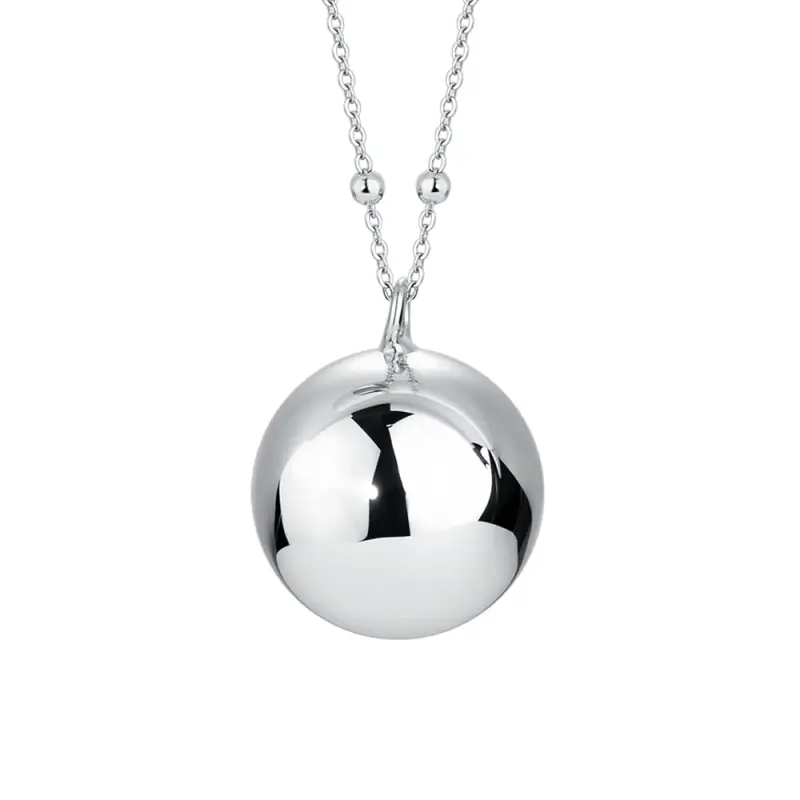 Luca Barra COLLANA DONNA CHIAMA ANGELI IN ACCIAIO, CIONDOLO IN METALLO