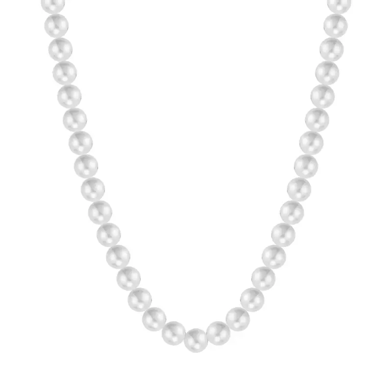 Luca Barra COLLANA DONNA DI PERLE BIANCHE