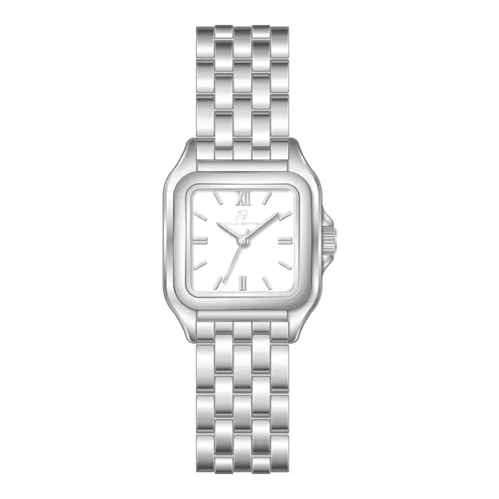 OROLOGIO DONNA IN ACCIAIO CON QUADRANTE BIANCO
