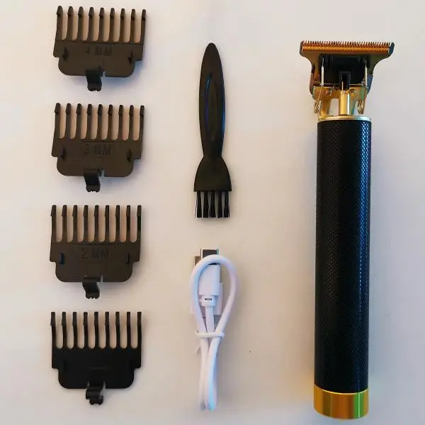 Lucky Black Cat Trimmer per uomo professionale Trimmer per barba Rasoio elettrico USB Barbiere