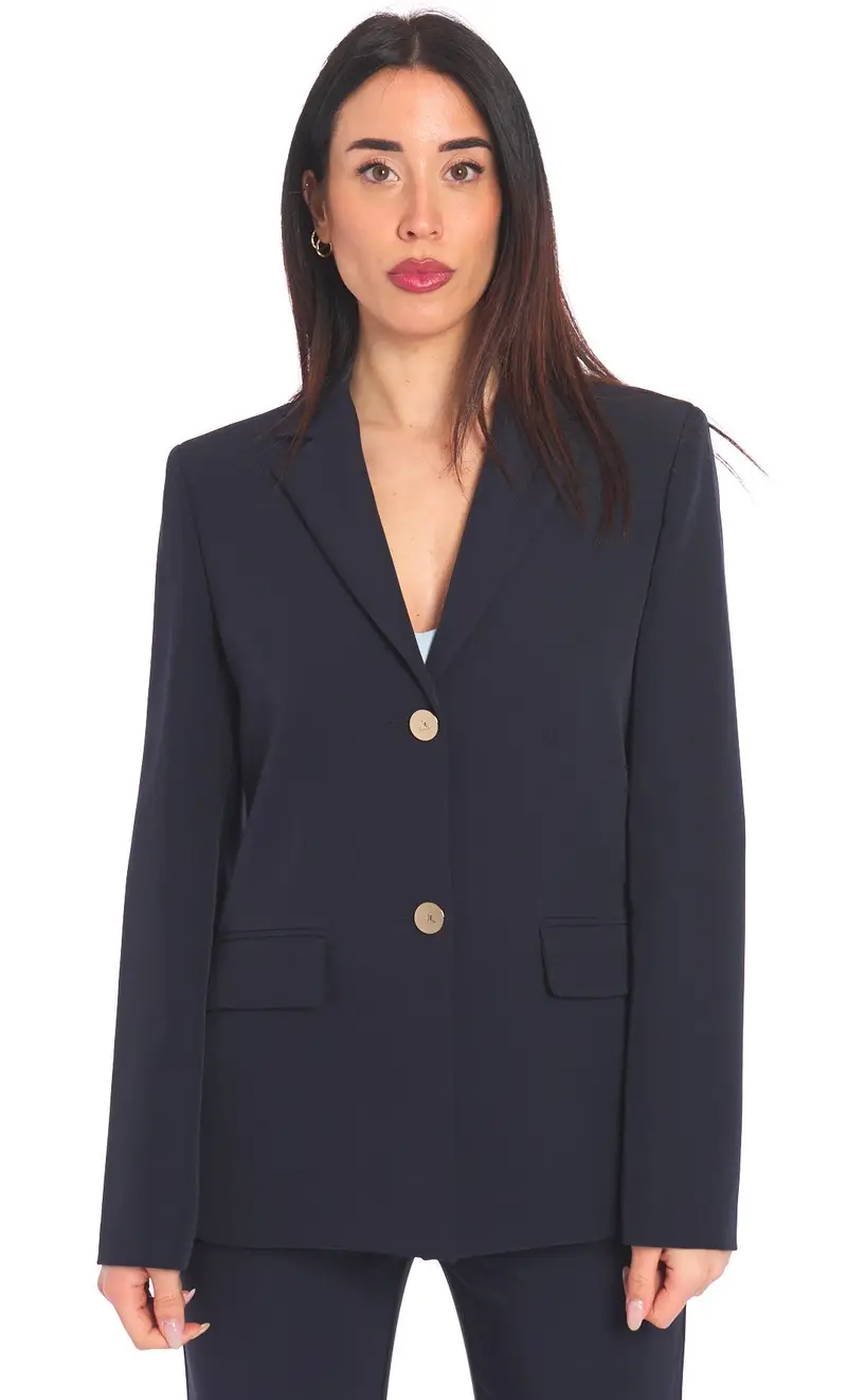 LUCKYLU Giacca monopetto, colore blu