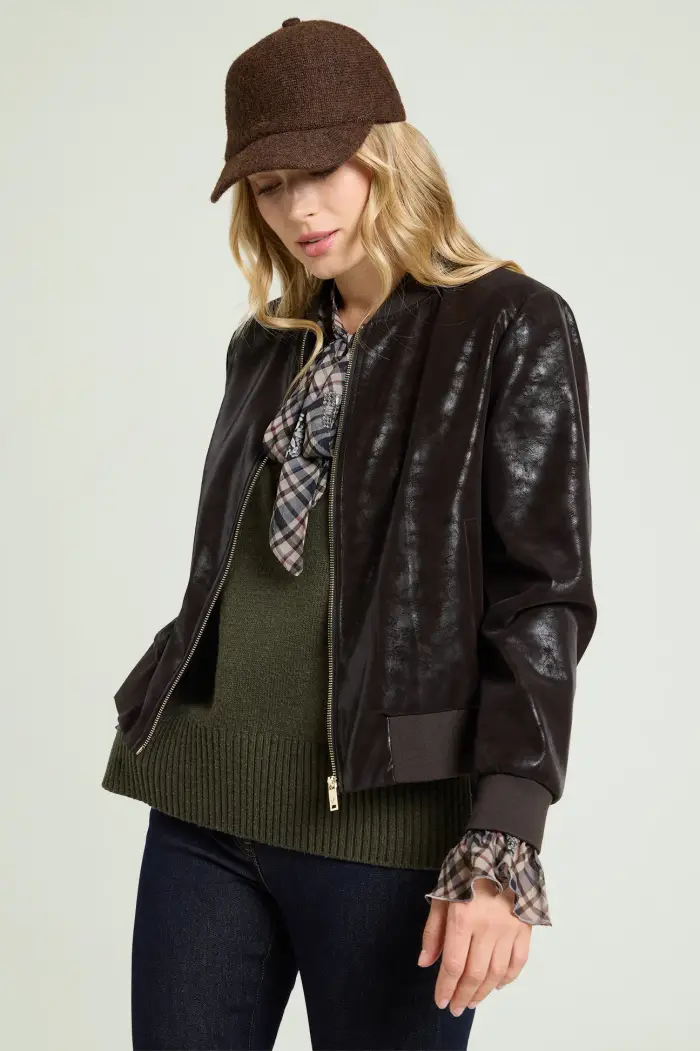 Luisa Viola BOMBER ASPETTO VINTAGE Donna
