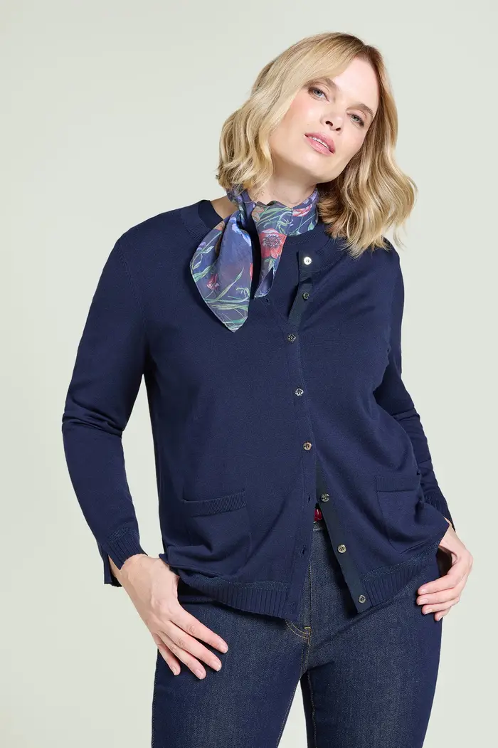Luisa Viola CARDIGAN IN VISCOSA COMFORT Donna