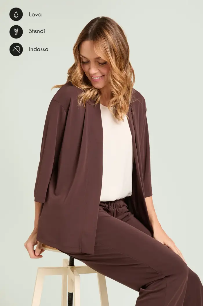 GIACCA FLUIDA IN JERSEY Donna